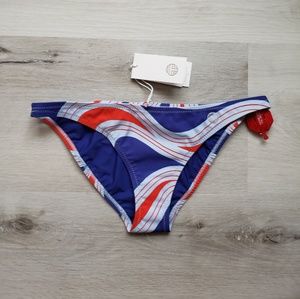 Tory Sport Printed Hipster Bikini Bottom XS $85